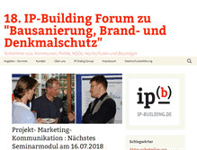 Tablet Screenshot of ip-building.de